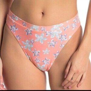 NWOT BECCA Virtue Floral High waist‎ bikini bottom